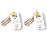 Animal House - Bois de cerf sectionnés de qualité supérieure pour Chiens - 100% naturels et résistants - Améliore l'hygiène bucco-Dentaire - Convient à Toutes Les Tailles (XS) (Lot de 2)