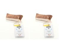 Animal House - Bois de Daim pour Chiens - Snack à mâcher 100% Naturel - Renforce l'hygiène bucco-Dentaire - Résistant et Durable - Disponible dans Toutes Les Tailles (S) (Lot de 2)