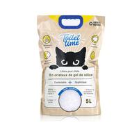 Animal House Toilet Time - Litière en Cristal de Silicium pour Chats 5 L - Antistatique et sûre - sans poussière - Ultra absorbante - Retient Les odeurs - 2,1-2,3 kg (Neutre, 5 L)