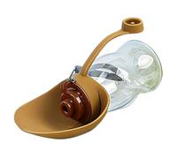 Animal Hydration Bottle, Refillable Water Container, No Spill Drink Dispenser with Sturdy Cap, Lightweight Travel Accessory for Pets, Cage Crate Kennel Water Bottle for Dogs Cats Hamsters Bunnies