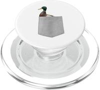Animal in Your Pocket Funny Mallard Duck Peeking Out PopSockets PopGrip pour MagSafe