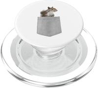 Animal in Your Pocket Gray Squirrel PopSockets PopGrip pour MagSafe