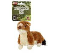 Animal Instincts Forest Friends Jouet couineur en Peluche Doux et Confortable pour Chiot Sally Stoat - Taille S