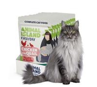 Animal Island Alimentation Humide pour Chat Adulte Filets de Poulet et Caille en Bouillon Aliment Complet en Sachet pour Chats Exigeants Toutes Races, 12 x 85g