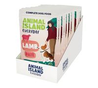 Animal Island Everyday Alimentation Humide Chien Petite Race Pâtée Agneau Porc Dinde Bouillon Bœuf Aliment Complet Sachet, 10 x 150g