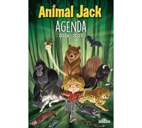 Animal Jack - Agenda 2024-2025 - Avec des jeux et des extraits de bandes dessinées - Dès 7 ans