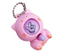 Animal Keychains For Women - Spring-Loaded Mechanism, Tactile Stress-Relief | Cute Interactive Guessing Game Keychain Charm For Cellphone, Shoulder Bags, Car Keys, Backpacks, Party Favors, 2PCS