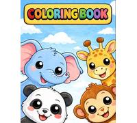 Animal Kingdom : A Fun Colouring Book For Kids Aged 3 to 6