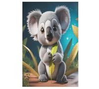 Animal Koala Puzzle en Bois 1000 Pièces pour Adultes Et Enfants, Puzzles Impossible, Jeu De Patience Coloré, Jeu D'adresse pour Toute La Famille, À Partir De 12 Ans （78×53cm）