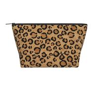 Animal léopard Sauvage imprimé, Trousse de Toilette Trousse de Maquillage Sac à cosmétiques Trousse de Toilette de Voyage Portable