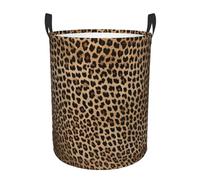 (Animal léopard sauvage) panier à linge étanche de grande capacité panier de rangement Portable pliable pour salle de bain buanderie chambre