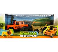 Animal Life 4x4 Safari Car avec remorque et animaux