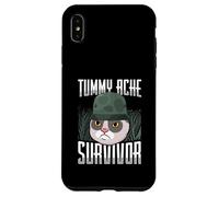 Animal Lover Funny Cat Meme Dire Un Survivant De Mal Au Ventre Coque pour iPhone XS Max