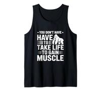 Animal Lover Vegetarian Haltérophile Vegan Bodybuilder Débardeur