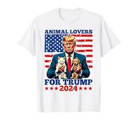 Animal Lovers For Trump 20204 | Chat et chien drôles | Donald Trump T-Shirt