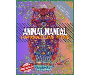 Animal Mandala: For Adult and Teens / Magical Colouring Design Book / With Your Favorite Animals / Helps Understanding Color Psychology ( 72 Unique Challenging Colouring Pages)
