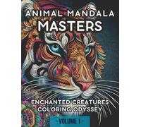 Animal Mandala Masters: The Ultimate Creative Experience | Enchanted Creatures Coloring Odyssey_VOL.1: 65+ Patrones Geométricos Mágicos para Adultos y ... y Relax | Santuario Zen con Animales