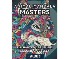 Animal Mandala Masters: The Ultimate Creative Experience | Enchanted Creatures Coloring Odyssey_VOL.2: 65+ Patrones Místicos para Adultos y Niños | ... Artística, Alivio del Estrés y Escape Mindful