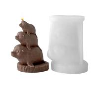 Animal Molds - 3D Stackable Cute Reusable Silicone Molds | DIY Resin, Candle, and Craft for Thanksgiving, Holiday, Party, Office, Home, Room, Desk, Desktop, School, Apartment