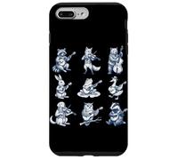 Animal Music Band Jouer Instruments Guitare Amoureux de Musique Coque pour iPhone 7 Plus/8 Plus
