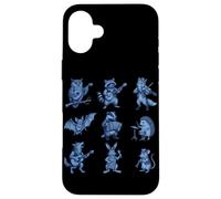 Animal Music Retro années 90 Jeu d'instruments de Concert Coque pour iPhone 16 Plus