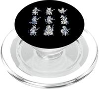 Animal Music Retro années 90 Jeu d'instruments de Concert PopSockets PopGrip pour MagSafe