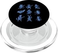 Animal Music Retro années 90 Jeu d'instruments de Concert PopSockets PopGrip pour MagSafe