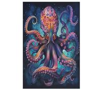 Animal Octopus Puzzle en Bois Enfant 1000 Pièces - Jeu EduChatif Motricité Fine Et Concentration - Puzzles pour Adultes （78×53cm）