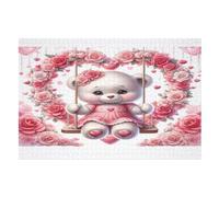 Animal Ours Puzzles en Bois Adultes Et Adolescents 1000 Pieces EnfFourmis Puzzle Décoration Mur Moderne Art Jouets Cadeau IntéressFourmis （75×50cm）