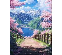 Animal Peinture Diamant Painting Kit, 5D Léopard Diamond Painting Adulte, DIY Peinture Diamant Canevas Kit Complet Adulte, Diamond Art Point de Croix Enfant, Murale Décor, Cadeau 130x100cm, Model 159