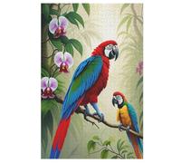 Animal Perroquet Puzzles Adulte 1000 Pieces Cadeau Famille Puzzle Classique 3D EnfantsJouet en Bois Cadeau Unique 78×53cm