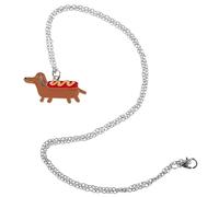 Animal Pet Cartoon Pendant (Dachshund) Pets Softball Custom Dogs Puppy Dog Id Tags Personalized Men's Necklaces Charm Necklace Alloy