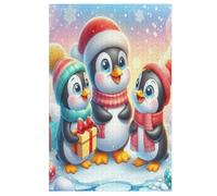Animal Pingouin - Puzzle en Bois Adulte 1000 P - Challenge Puzzles - Adultes Et Enfants À Partir De 12 Ans 78×53cm