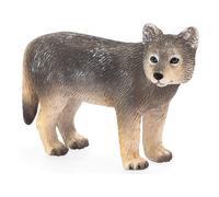 ANIMAL PLANET Wildlife & Woodland Wolf Cub Toy Figure, Grey (387244)