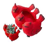 Animal Planter Decorative Resin - Bird Flower Pot Realistic, Garden Accessories Indoor Outdoor, Farm Patio Study Room Bar | Intérieur Extérieur Farm Patio Study Room Bar Cafe Pathway Wall Entryway