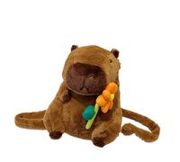 Animal Plush Sac à dos et sac bandoulière École d'entreprise décontractée pour enfants et amateurs de dessin animé Mignon Dessin animé Épaule, a