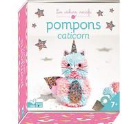 Animal pompon - caticorn - mini coffret avec accessoires