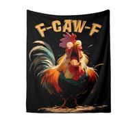 Animal Print Blanket | Fun Prank Rooster Print Quilt, 59x78.8in Flannel Animal Blanket for Adults Kids Teens Women Christmas Bed Sofa Decor Winter Birthday Use, Handy Piece for Daily Warmth