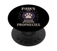 Animal psychique sorcière Animal de Compagnie Maman Animal Animal Moyen Occulte propriétaire d'animal PopSockets PopGrip Adhésif