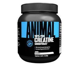 ANIMAL Pure Creatine Monohydrate - créatine monohydrate pure et micronisée en poudre - 5 g de créatine par portion - facile à absorber et sans arôme - 500 g