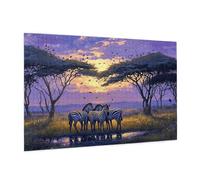 Animal Puzzle 1000 Pièces Adultes Puzzle Prairie Motif Design avec Emballage Cadeau pour Cadeau Femme, Activité Familiale Stimulante Débutants pour Decoration Chambre Murale Maison 75 x 50 cm -137Y