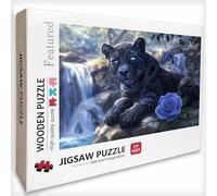 Animal Puzzle 2000 Pièces Adultes, Rose Puzzle Bois 99x70cm, Adultes Jeu éducatif Défi énigme avec Une Boîte d'emballage Exquise, Jeu Relaxant Détente Collection, pour Decoration Chambre, K-7043