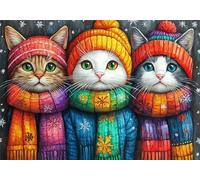 Animal Puzzle 500 Pieces Adultes Mignon Puzzles Classiques Panorama Bois Difficile Impossible Geant Jigsaw Jeu éducatif Défi Jouet pour Enfants et Adulte dès 14 Ans Cadeau Homme Femme Boxed P-966