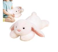 Animal rempli de lapin menteur, peluche lapin long de l'oreille | Jolie collection réaliste d'animaux de couleur tendre pour salle d'étude, d