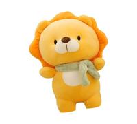 Animal rempli de lion - Adorable poupée lion en peluche - Coussin en peluche Hugon Cartoon - 23 cm - Jouet en peluche pour enfants et filles - Famille - Chambre à coucher - Cadeau de décoration