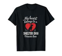 Animal Rescue Design My Heart Belongs to a Shelter T-Shirt