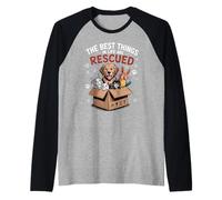 Animal Rescue Volunteer Dog Cat Pet Bird Rescuer Costume Manche Raglan