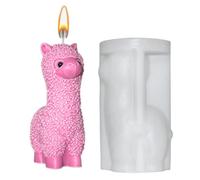Animal Resin Mold - Alpaca Figure Casting Template, 3D Animal Sculpture Form, Resin Art Shaping Mold Set, Craft Model Tool, Decorative Casting Accessory For Home Studio School Beginners Advanced Users