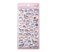 Animal Resin Stickers - Adorable Cartoon Decals For Projects | Epoxy Coated Paper With Smooth Texture, Fun Decorative Stickers, For Laptop, Water Bottle, Phone, Planner, Fridge, Journal