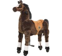 animal riding Amadeus ARP002L Cheval d'équitation à partir de 8 Ans Hauteur de Selle 80 cm Marron